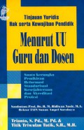 Menurut UU Guru dan Dosen