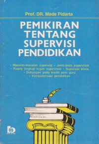 Pemikiran Tentang Supervisi Pendidikan