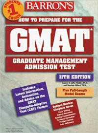 Image of BARRON'S HOW TO PREPARE FOR THE GMAT*