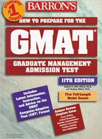 BARRON'S HOW TO PREPARE FOR THE GMAT*