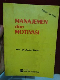 Manajemen Dan Motivasi