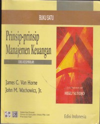 Prinsip-prinsip Manajemen Keuangan Buku 1