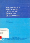 Peraturan & Perundang undangan koperasi di Indonesia