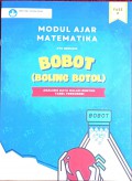 Modul Ajar MatematikaAyo Bermain Bobot (Boling Botol )