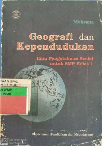 Geografi Dan Kependudukan