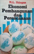 Ekonomi Pembangunan dan Perencanaan