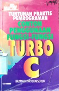 Tuntunan Praktis Pemrograman contoh penggunaan fungsi fungsi turbo c