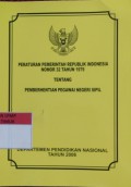 Peraturan Pemerintah Republik Indonesia No.32 Thn 1979