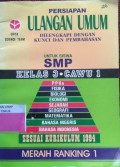 persiapan ulangan umum dilengkapi dengan kunci dan pembahasan untuk siswa smp kelas 3 cawu 1