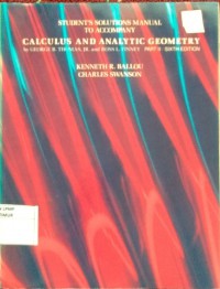 Calculus and analytic geometry 11