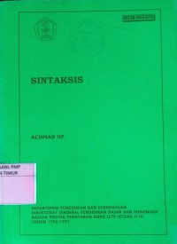 Sintaksis