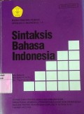 Sintaksis bahasa Indonesia