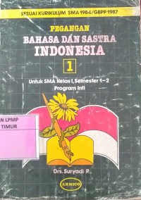 pegangan bahasa dan satra Indonesia 1 untuk sma kelas 1