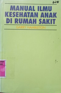 Manual Ilmu Kesehatan Anak Di Rumah Sakit