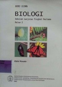 BUKU SISWA BIOLOGI SLTP KELAS 2 EDISI KESATU