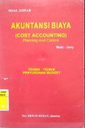 Akutansi Biaya (cost accounting)