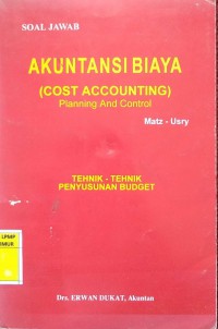 Image of Akutansi Biaya (cost accounting)