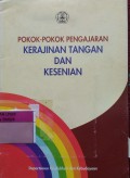 Pokok-pokok Pengajaran Kerajinan Tangan Kesenian