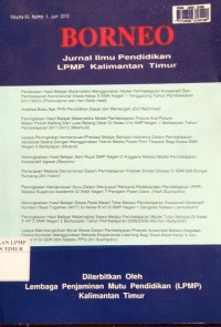 BORNEO JURNAL Vol Vll No 1 Jun 2013