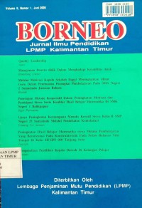 BORNEO JURNAL Vol ll No 1 Jun 2008