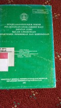 Penjelasan petunjuk teknis pelaksanaan angka kredit bagi jabatan Guru dlm Lingk.DepDikBud