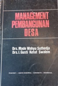 Management Pembangunan Desa