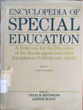 Encyclopedia Of Special Education Volume 1
