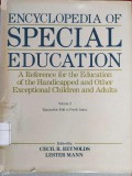 Encyclopedia Of Special Education Volume 2