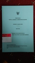 Peraturan Kepala Administrasi Negara Nomor 10 Tahun 2005 Tentang Pedoma Penyelenggaraan Calon Widyaiswara