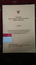 Peraturan Kepala Lembaga Administrasi Negara Nomor 5 Tahun 2006