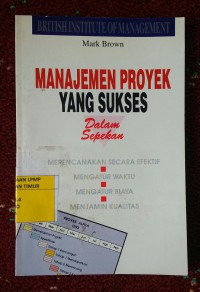 MANAJEMEN PROYEK YANG SUKSES