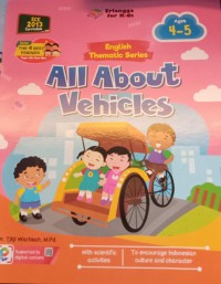 English Thematic Series All About Vehicles