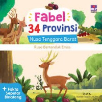 Image of fabel 34 provinsi nusa tenggara barat rusa bertanduk emas