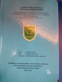 Image of laporan pelaksanaan rencana tindak lanjut( jausiah)