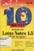 10 menit panduan lotus notes 4.5