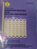 sanggar bahasa dan sastra indonesia