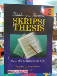 Image of bimbingan menulis skripsi thesis