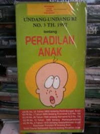 Image of UURI No.3 Thn.1997 Ttg Peradilan Anak