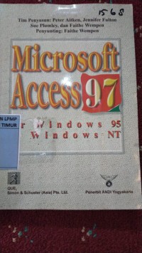 Image of Microsoft access 97 for windows 95 &windows NT