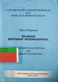 Image of Contoh Silabus BerdiversifikasiDan Penilaian Berbasis Kelas Mata pelajaran Sejarah Bertaraf Internasional