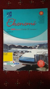 Image of Ekonomi untuk SMP Kelas III Semester 2