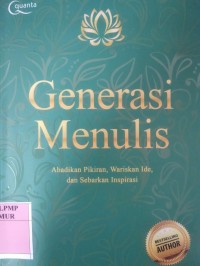 Image of Generasi menulis