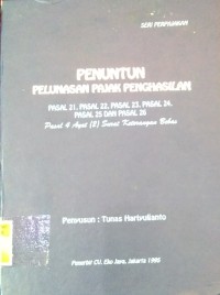 Image of Penuntun Pelunasan Pajak Penghasilan