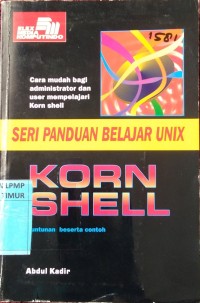 Image of KORN SHEEL ( Seri panduan belajar unix