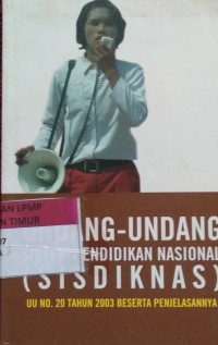 Image of Undang-Undang Sistem Pendidikan Nasional (SISDIKNAS]
