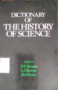 Image of Dictionary of the history of science