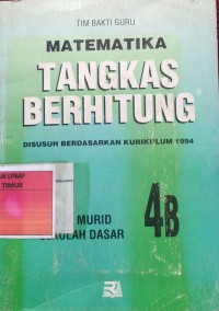 Image of Matematika Tangkas Berhitung 4B