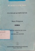 Kurikulum Standar Kompetensi Mata Pelajaran KIMIA SMA dan MA