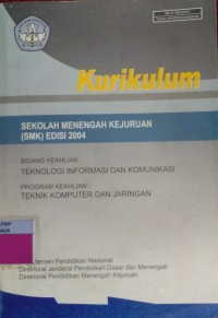 Image of Kurikulm SMK Teknologi Informatika & Komunikasi Teknik Komputer & Jaringan
