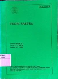 Image of Teori sastra